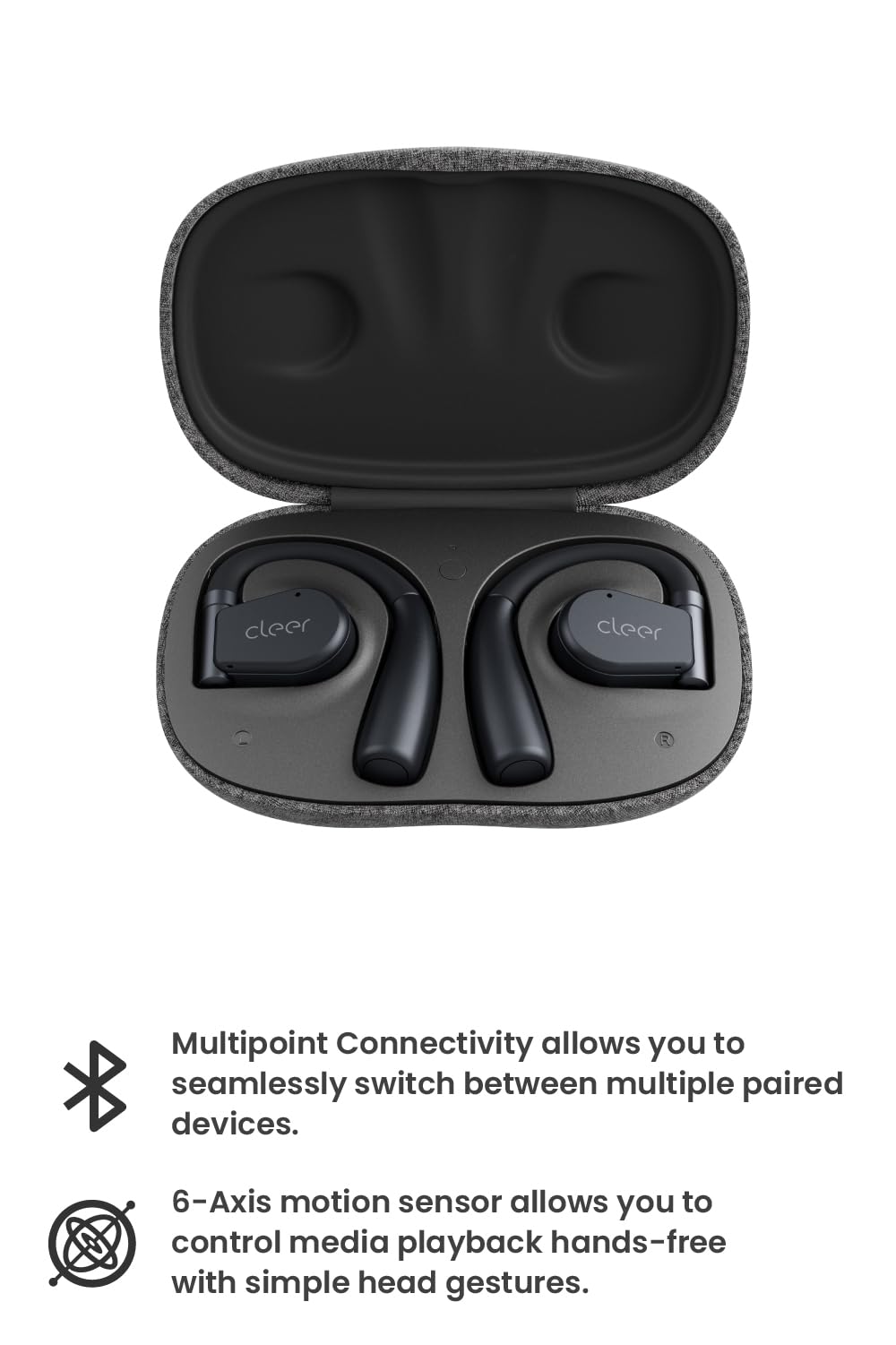 Foto 6 pulgar | Auriculares Cleer Audio Arc Ii Bluetooth 5.3 Con Batería De 35 Horas  Color Azul - Venta Internacional.