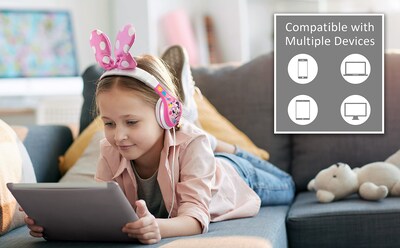 Foto 3 | Auriculares Ekids Minnie Mouse Con Cable Para Niños Con Limitador De Volumen - Venta Internacional.