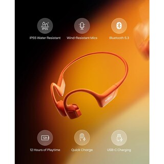 Foto 5 | Auriculares Bluetooth Shokz Openrun Pro 2 Openear Naranja - Venta Internacional.