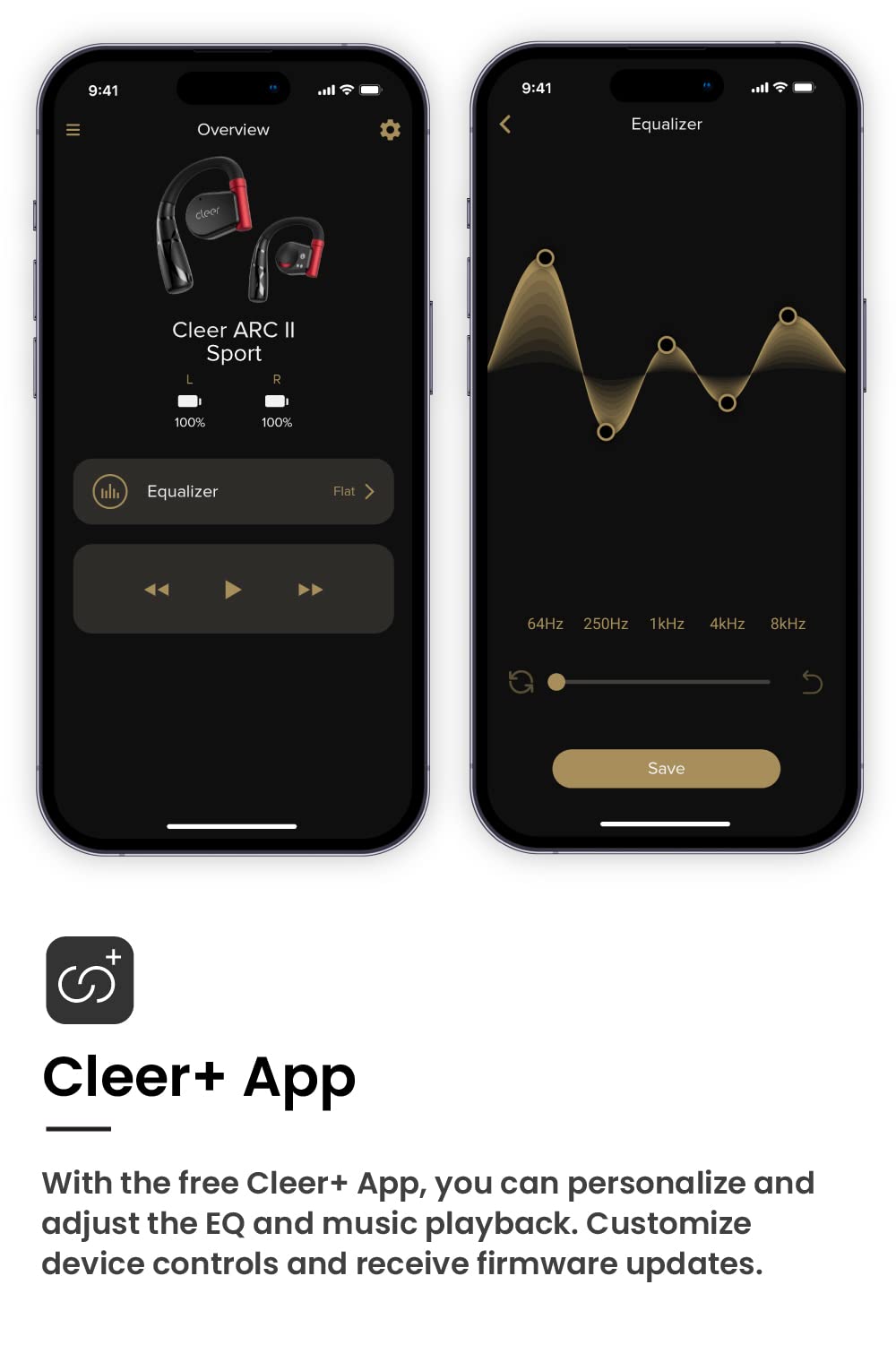 Foto 6 | Auricular Inalámbrico Cleer Audio Arc Ii Sport Bluetooth 5.3 Negro - Venta Internacional.