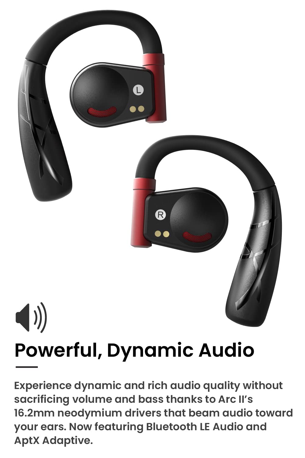 Foto 8 pulgar | Auricular Inalámbrico Cleer Audio Arc Ii Sport Bluetooth 5.3 Negro - Venta Internacional.