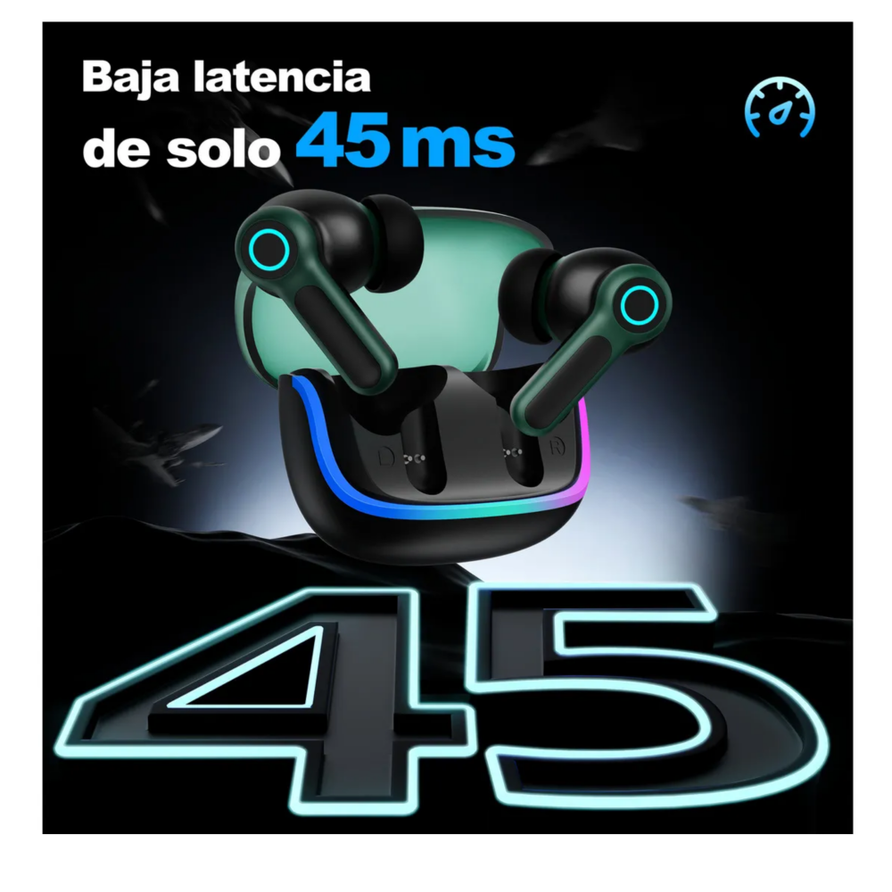 Foto 2 | Audífonos Bluetooth Gamer Inalámbricos Lab.g  Verde