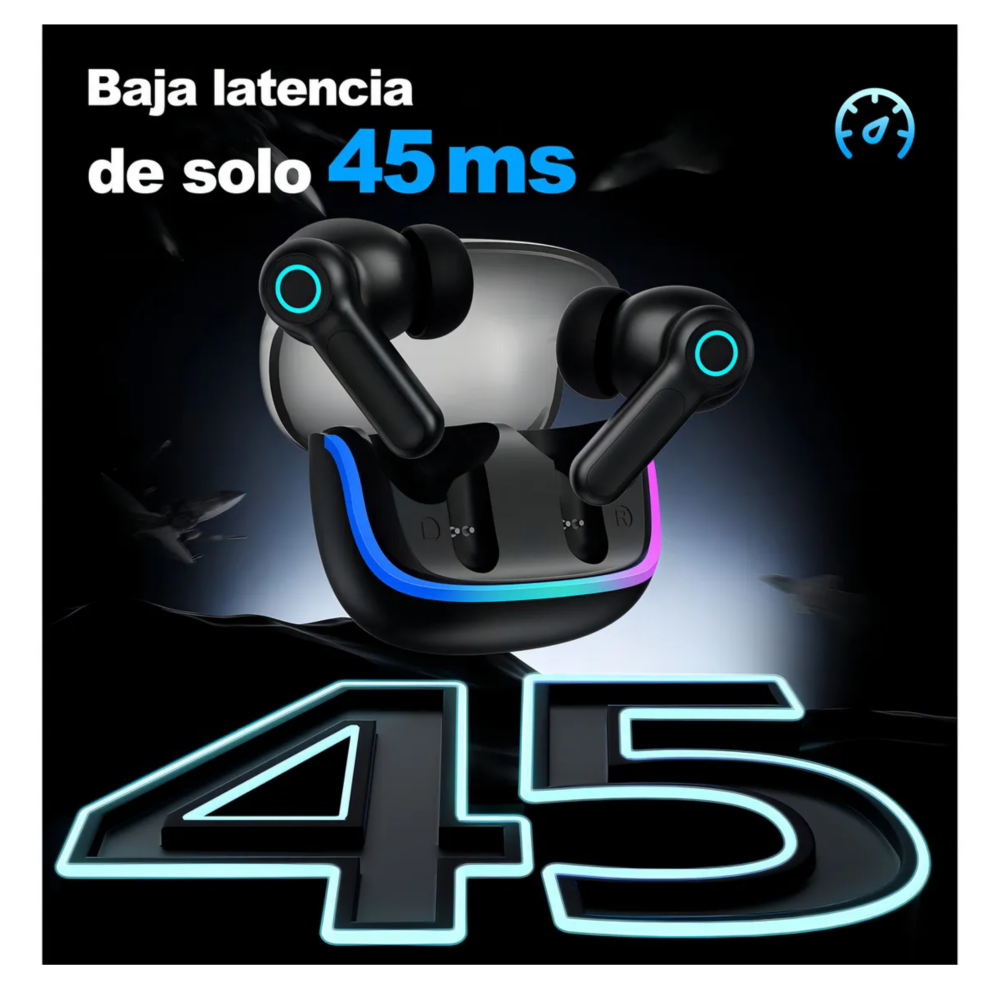 Foto 5 | Audífonos Bluetooth Gamer Inalámbricos Belug  Negro