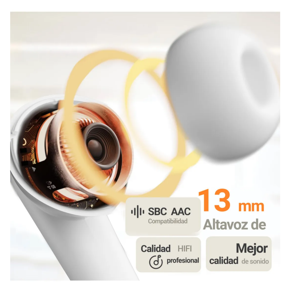 Foto 5 pulgar | Audífonos Inalámbricos Bluetooth In Ear Lab.g   Rosa
