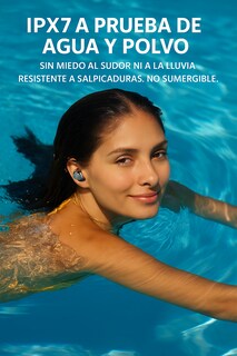 Foto 4 | Audífonos Inalámbricos In-Ear Pro 5 Piezas con Cancelación de Ruido, Sonido HD y Estuche Power Bank
