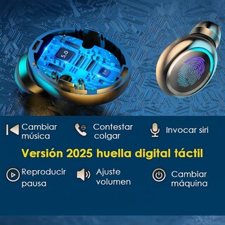 Foto 6 | Audífonos Inalámbricos In-Ear Pro 5 Piezas con Cancelación de Ruido, Sonido HD y Estuche Power Bank
