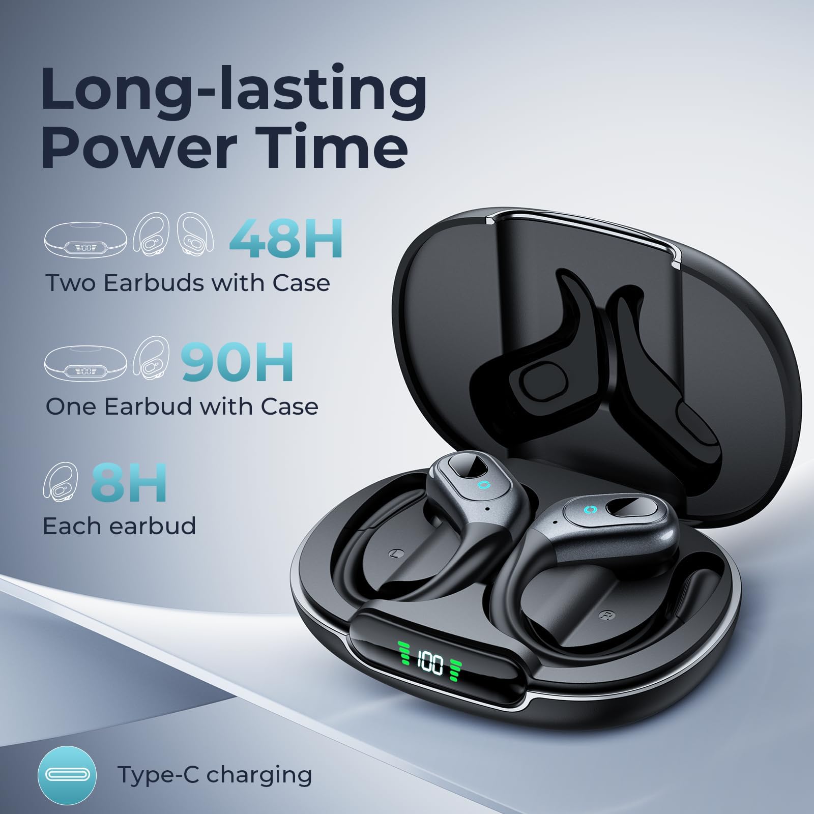 Foto 4 pulgar | Auriculares Inalámbricos Occiam  Auriculares Bluetooth  90 Horas De Reproducción - Venta Internacional.