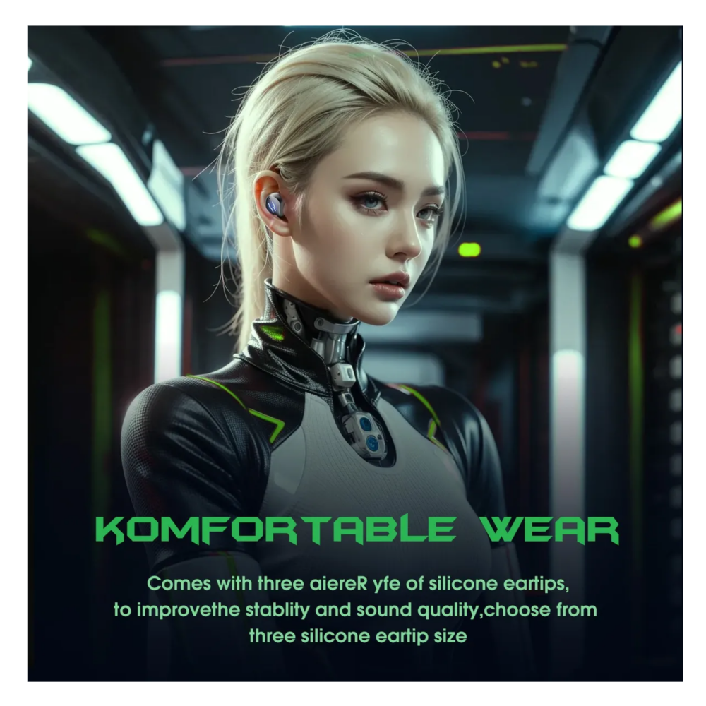 Foto 5 pulgar | Audífonos Bluetooth Deportivos Belug  Camuflaje Verde