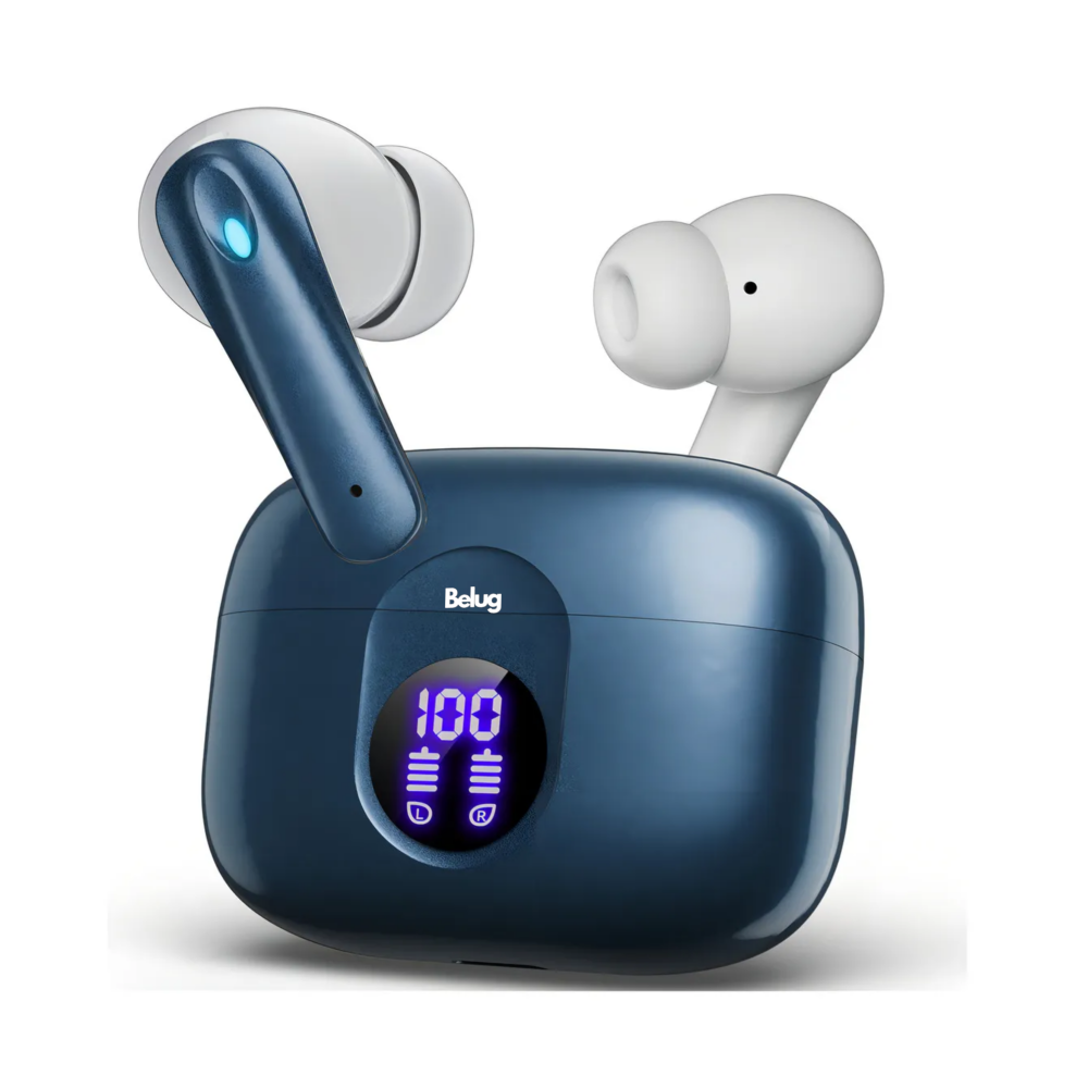 Foto 2 pulgar | Audífonos Inalámbricos Bluetooth Ears Belug  Azul Claro