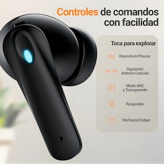 Foto 5 | Audífonos Belug Inalámbricos Bluetooth Negros
