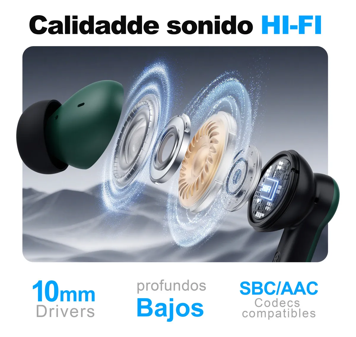 Foto 4 pulgar | Audífonos  Lab.g Bluetooth Gamer Inalámbricos Verde