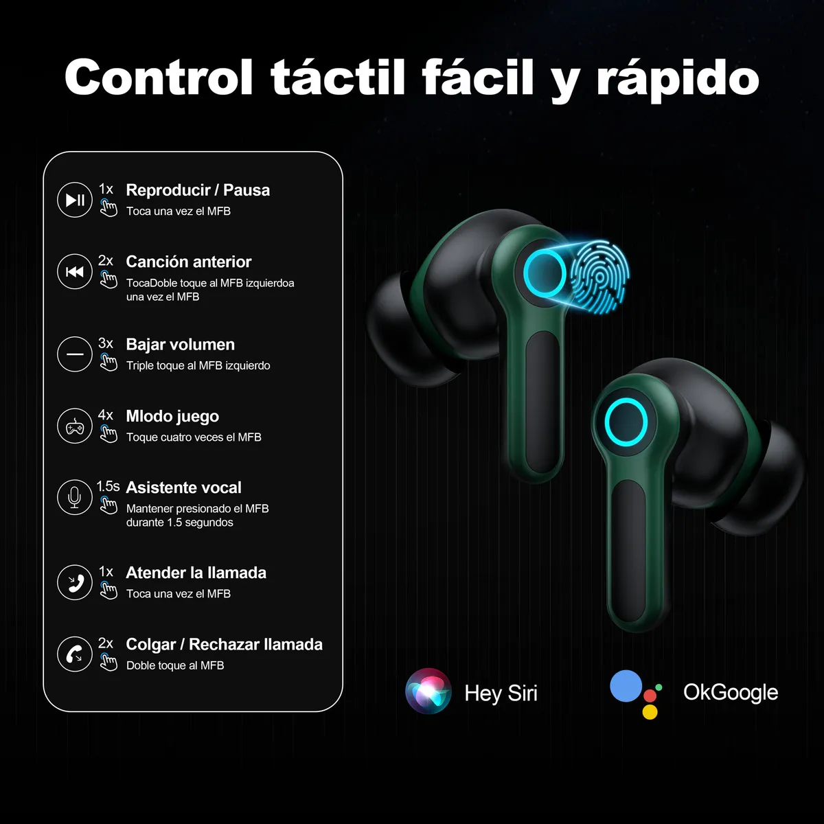 Foto 5 | Audífonos  Lab.g Bluetooth Gamer Inalámbricos Verde