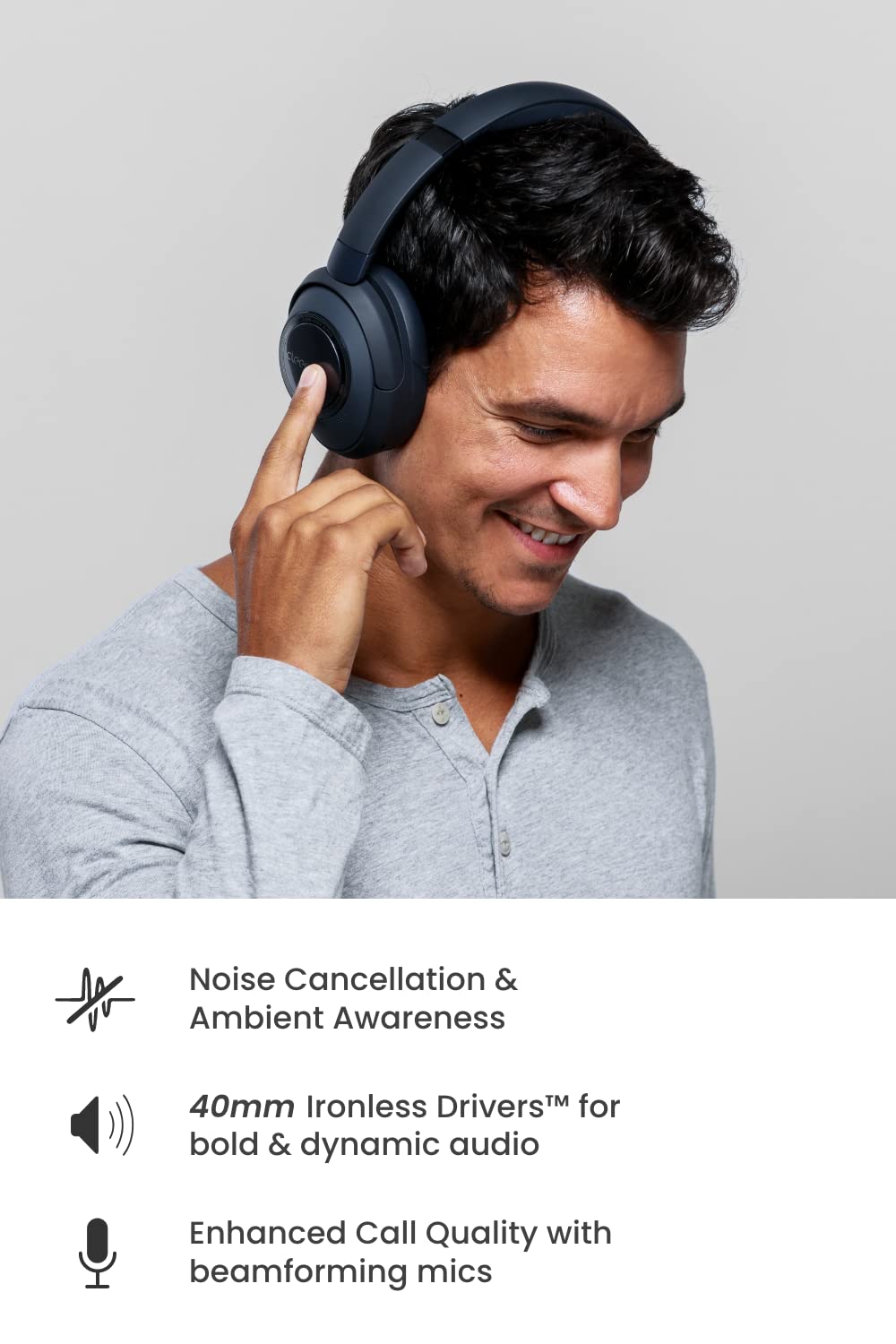 Foto 3 pulgar | Auriculares Bluetooth Cleer Alpha Con Cancelación De Ruido  35 Horas De Reproducción - Venta Internacional.