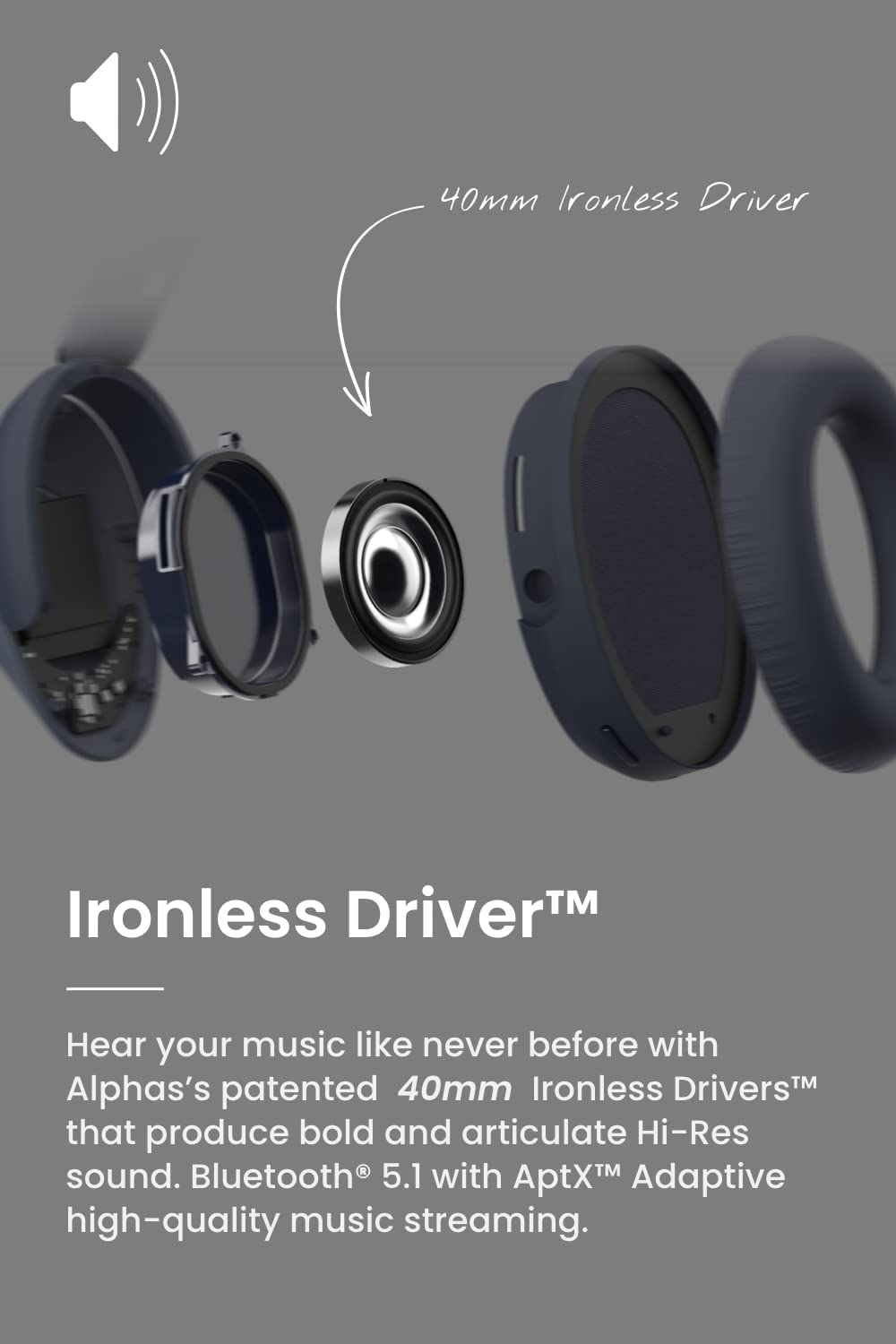 Foto 7 pulgar | Auriculares Bluetooth Cleer Alpha Con Cancelación De Ruido  35 Horas De Reproducción - Venta Internacional.