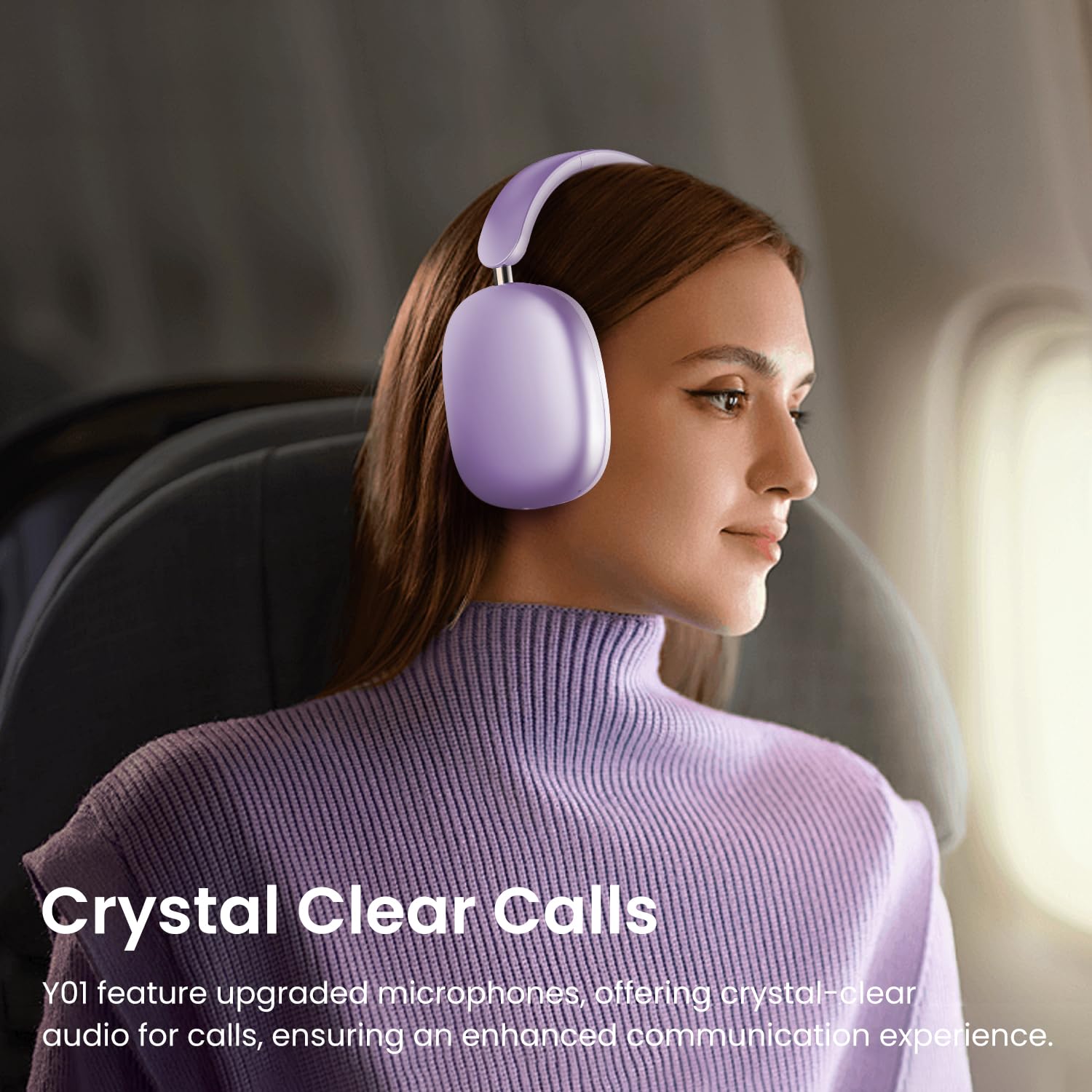Foto 5 | Auriculares Supraaurales Inalámbricos Wentronic Y01 Con Cancelación De Ruido - Venta Internacional.