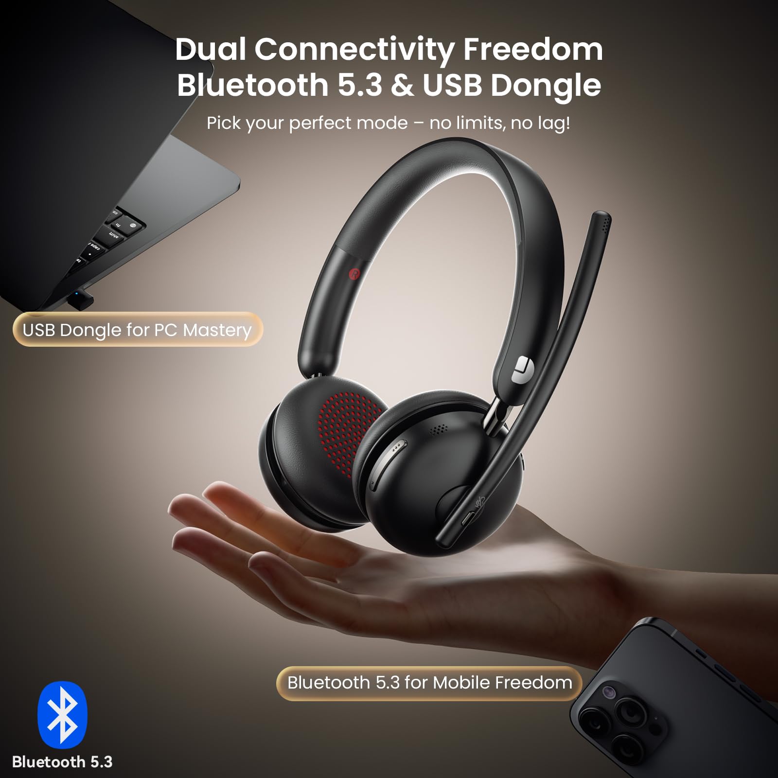 Foto 4 pulgar | Auriculares Inalámbricos Dytole Bluetooth 5.3 Con Cancelación De Ruido Ai - Venta Internacional.