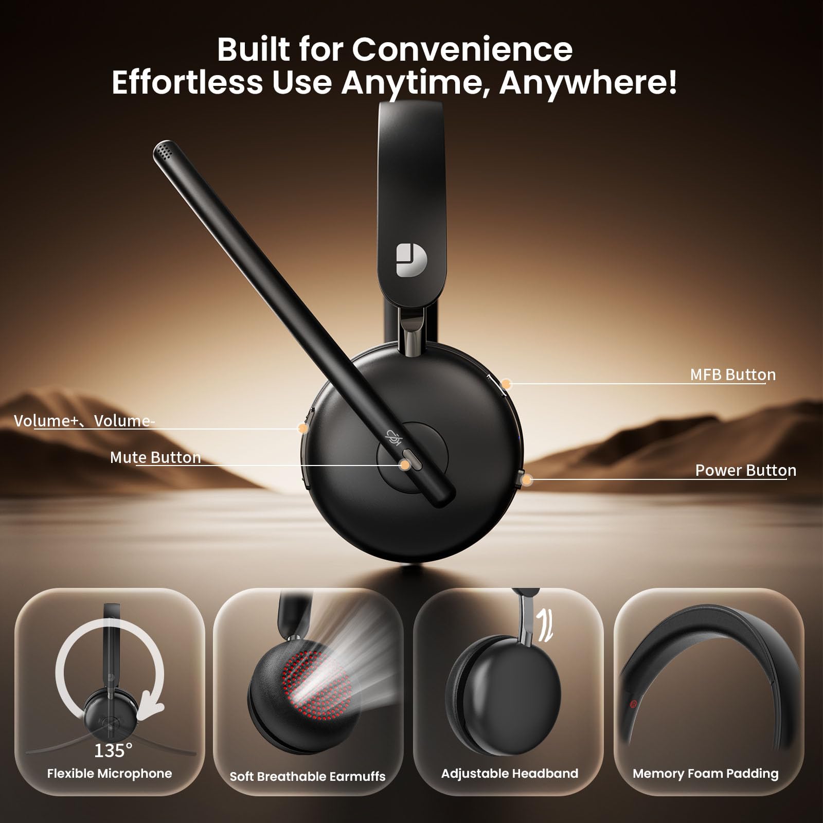 Foto 7 pulgar | Auriculares Inalámbricos Dytole Bluetooth 5.3 Con Cancelación De Ruido Ai - Venta Internacional.