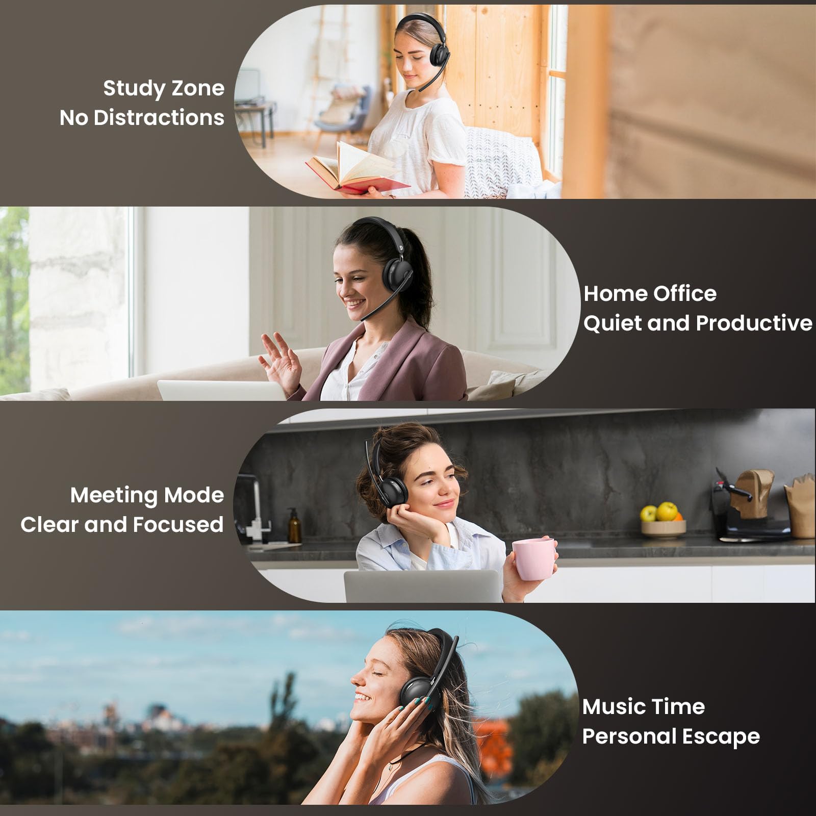 Foto 7 | Auriculares Inalámbricos Dytole Bluetooth 5.3 Con Cancelación De Ruido Ai - Venta Internacional.