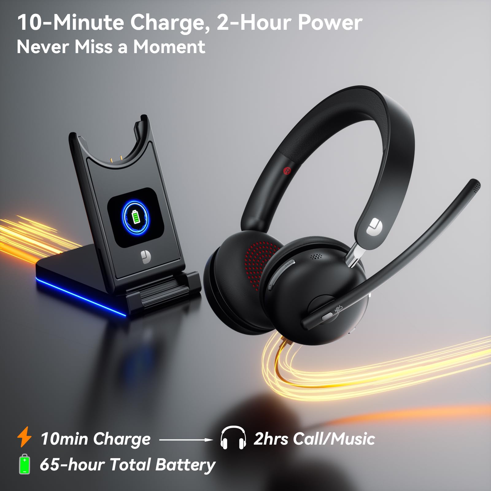 Foto 4 pulgar | Auriculares Inalámbricos Dytole Con Micrófono Bluetooth 5.3 65h Y Batería - Venta Internacional.