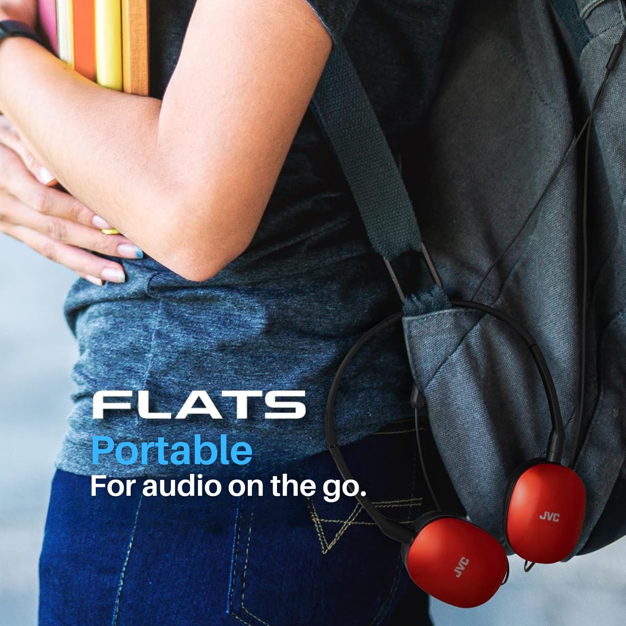 Foto 5 | Auriculares Jvc Flats On-ear Has160m Con Controlador De 30 Mm Con Cable - Venta Internacional.