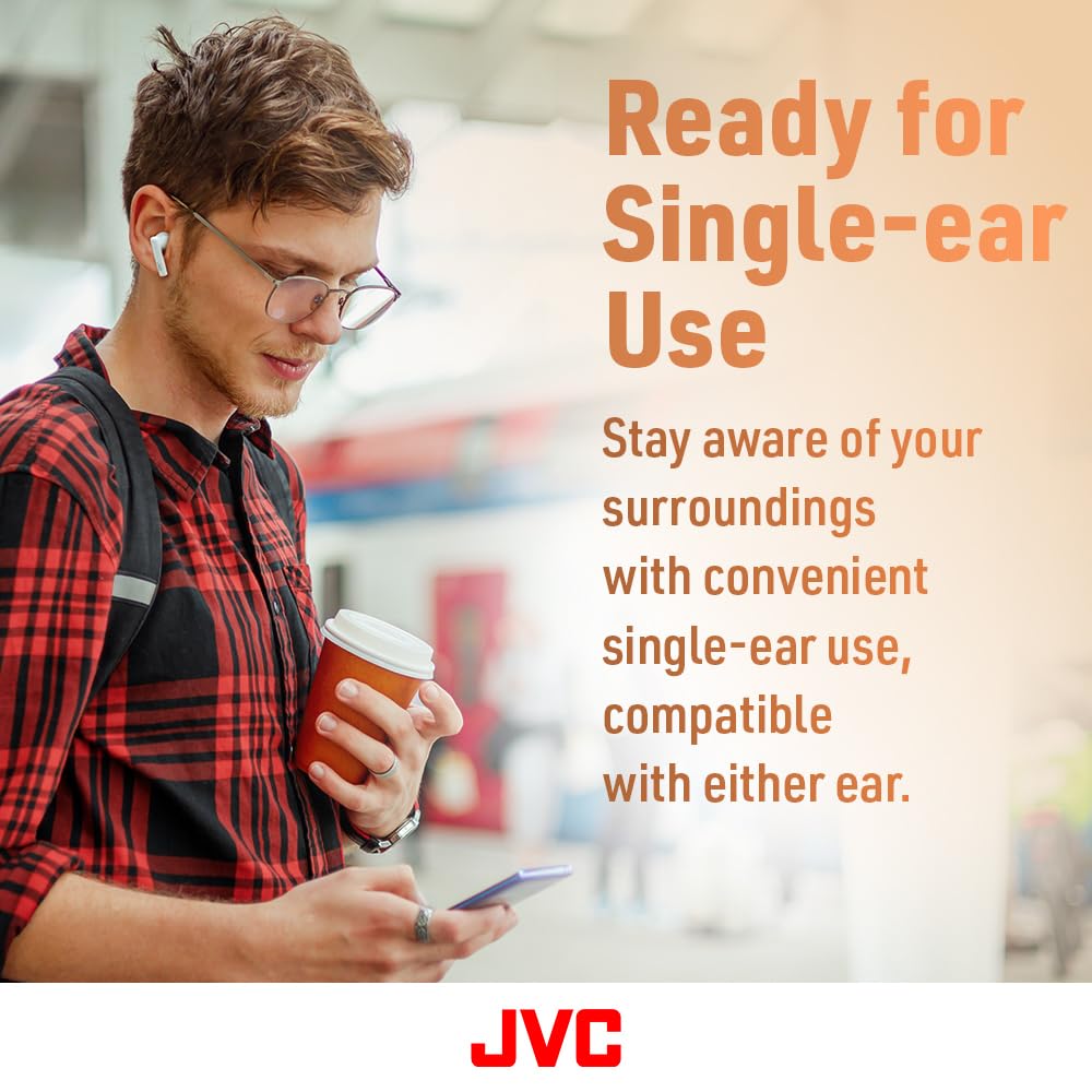 Foto 6 pulgar | Auriculares Inalámbricos Jvc Lightweight Haa4tb Bluetooth 5.1 Ipx4 Negros - Venta Internacional.