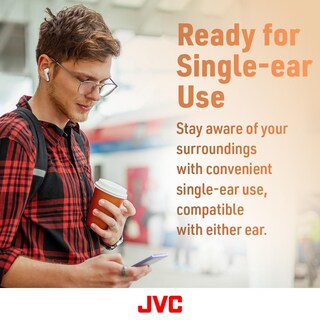 Foto 5 | Auriculares Inalámbricos Jvc Lightweight Haa4tb Bluetooth 5.1 Ipx4 Negros - Venta Internacional.