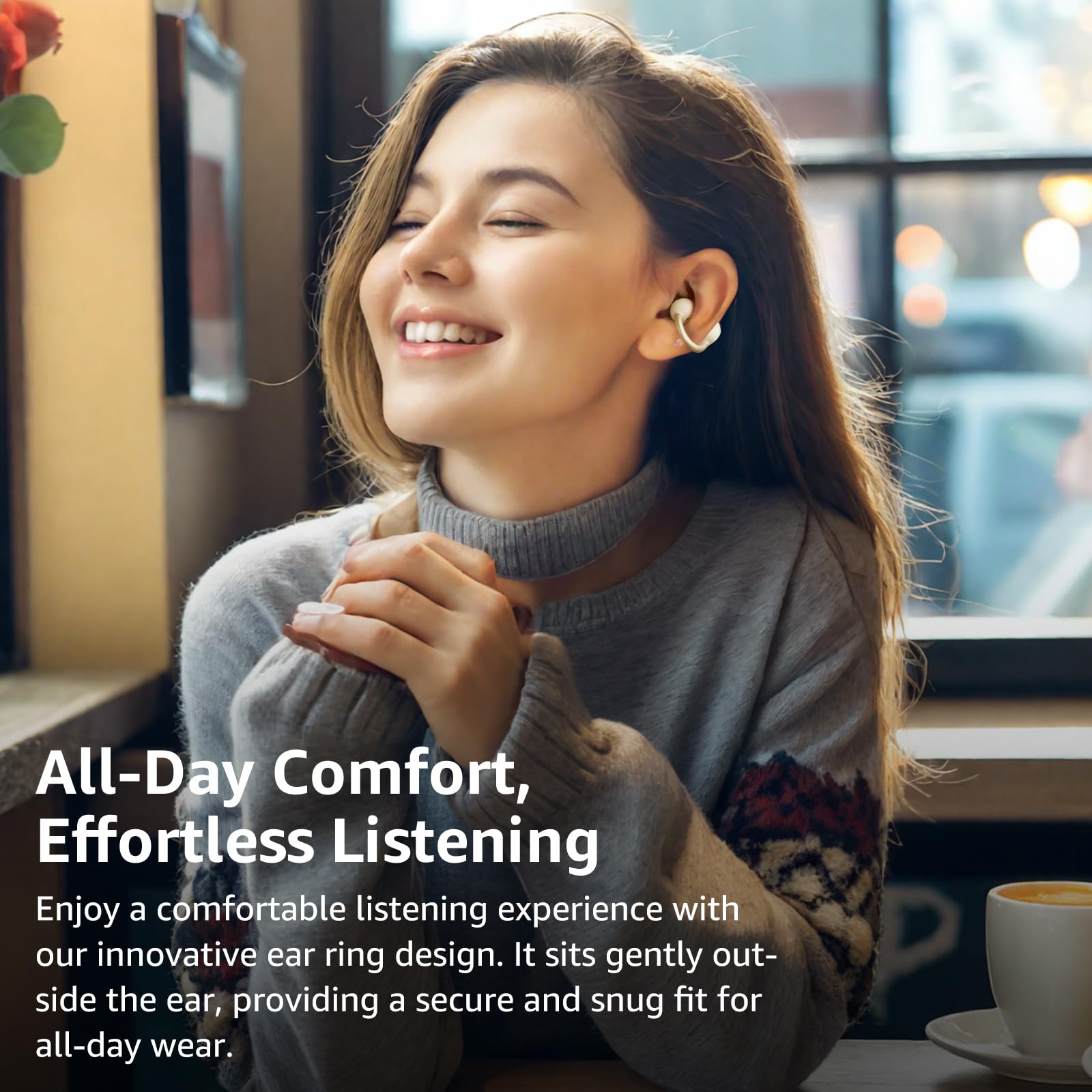 Foto 2 | Auriculares Abiertos Tozo Openearring Bluetooth 5.4 40h - Venta Internacional.
