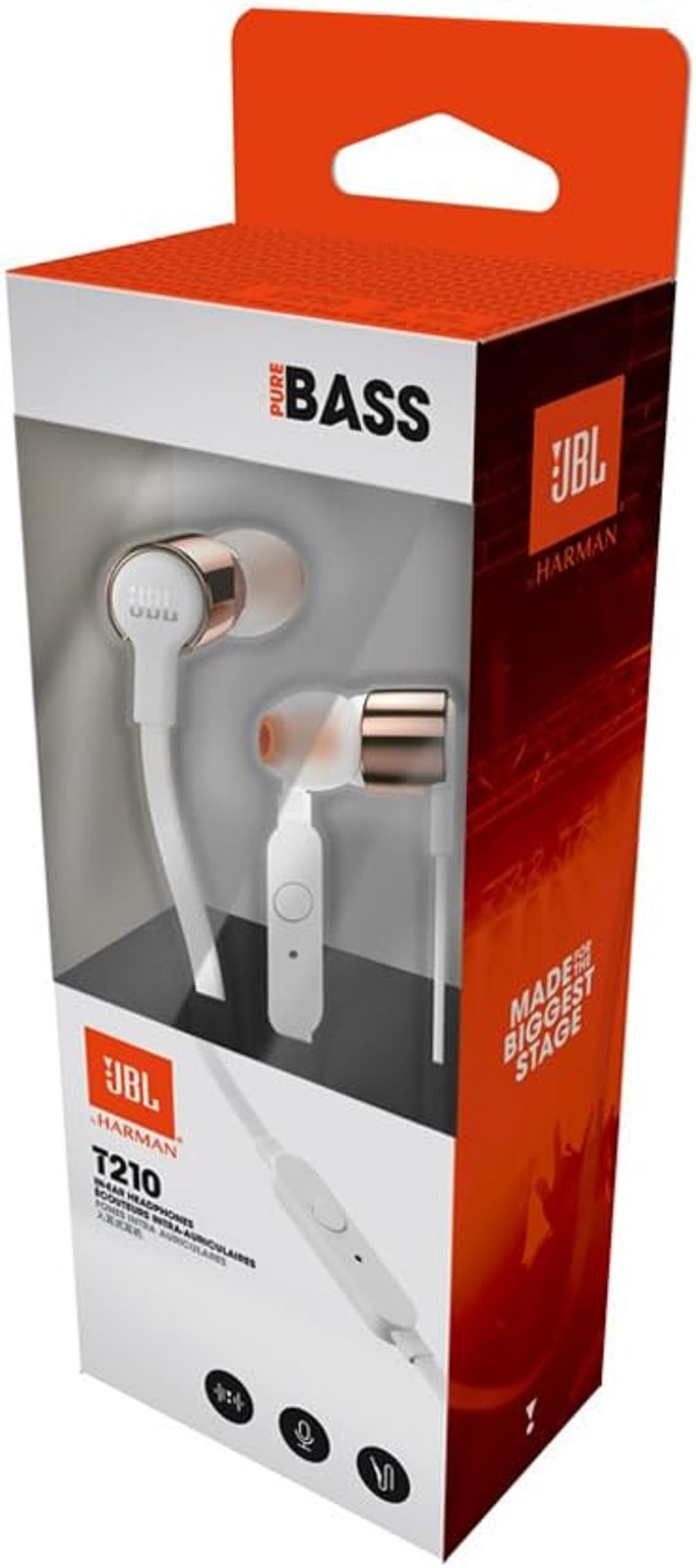 Foto 5 pulgar | Auriculares Deportivos Jbl Harman T290 Pure Bass Sound Con Cable De 3 5 Mm - Venta Internacional.