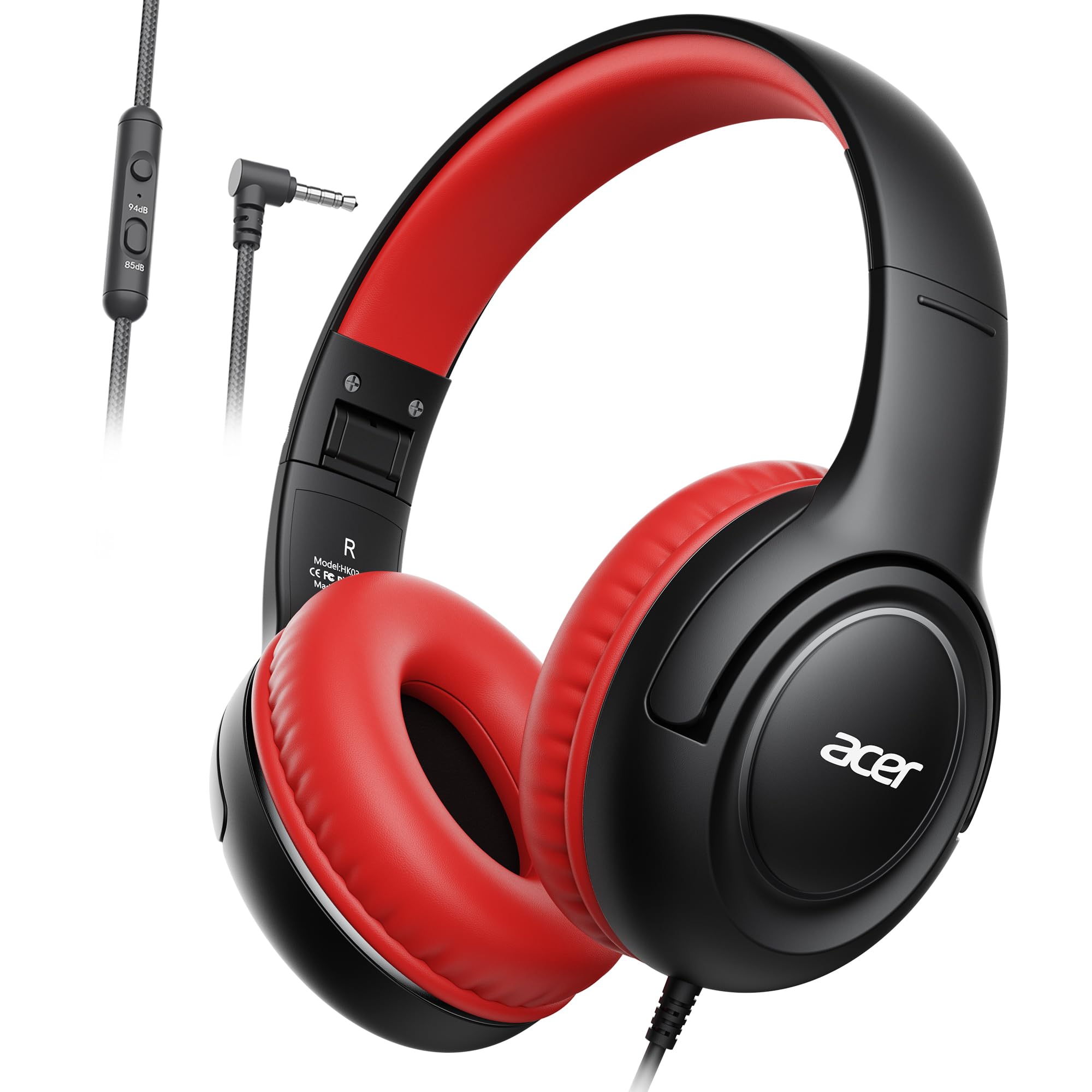 Foto 1 | Auriculares Acer Hk03 Kids Con Cable Para Colocar Sobre Las Orejas  Limitador De Volumen 85/94 Db - Venta Internacional.