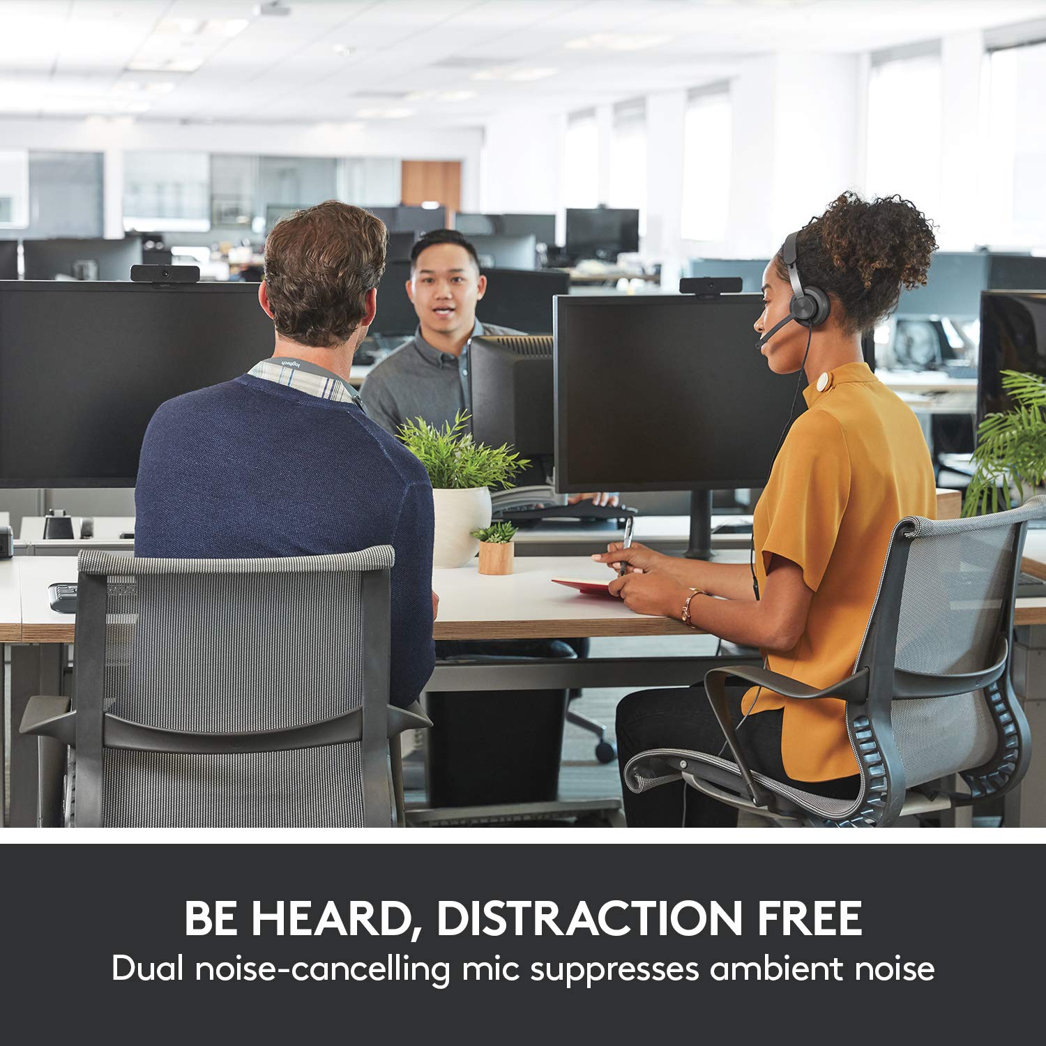 Foto 4 | Auriculares Logitech Zone Con Cancelación De Ruido Con Cable Usb-c Graphite - Venta Internacional.