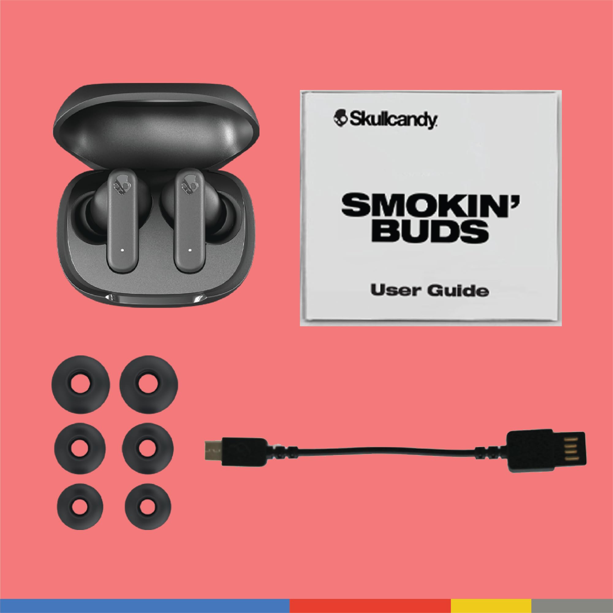 Foto 7 pulgar | Auriculares Inalámbricos Skullcandy Smokin' Buds Bluetooth Con Batería De 20 H - Venta Internacional.