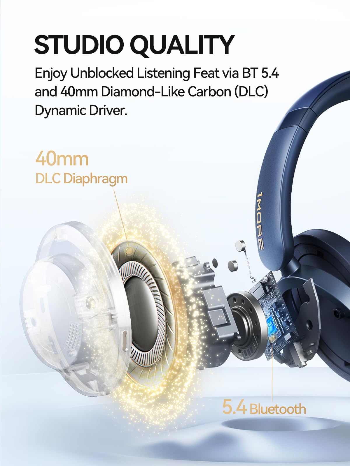 Foto 3 pulgar | Auriculares 1more Sonoflow-pro Con Cancelación De Ruido Bluetooth 5.4 - Venta Internacional.