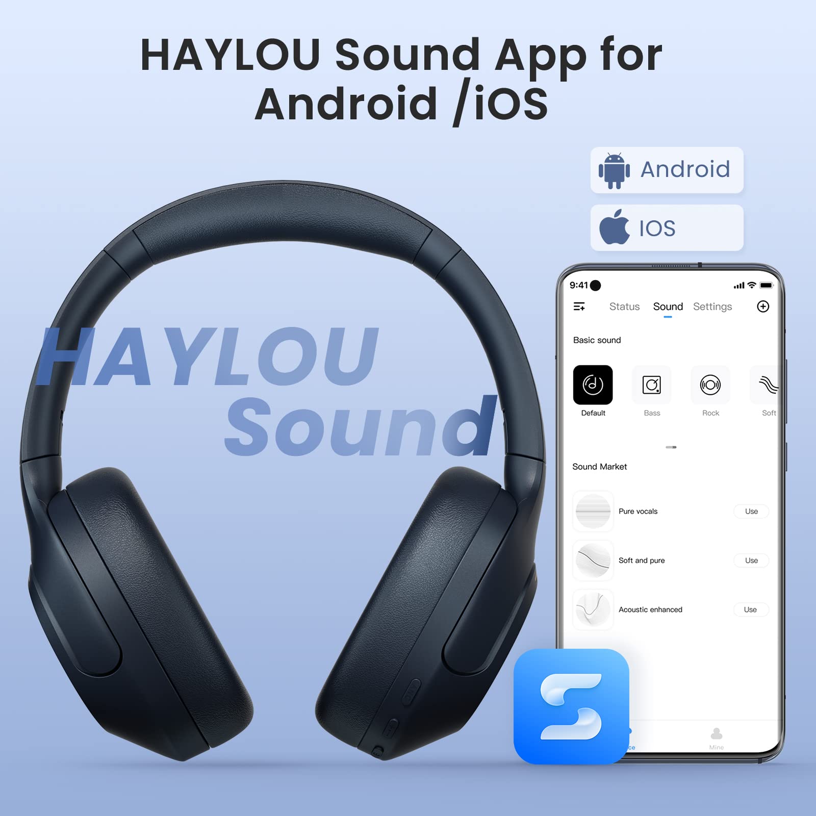 Foto 8 pulgar | Auriculares Inalámbricos Con Cancelación Activa De Ruido Haylou S35 - Venta Internacional.