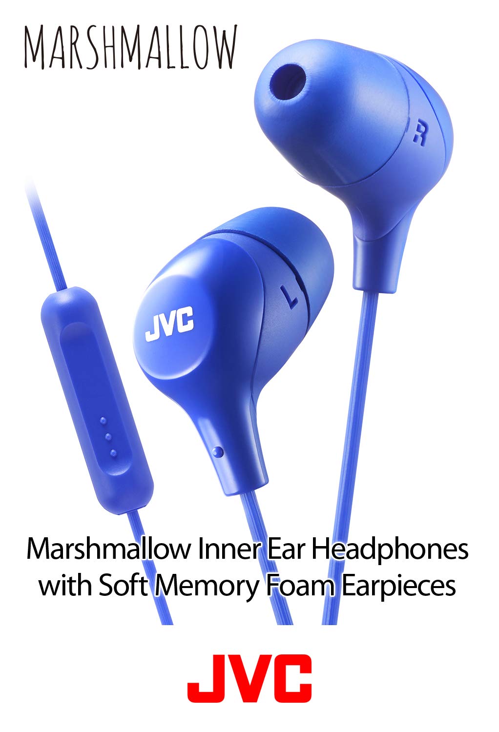 Foto 3 pulgar | Auriculares Jvc Marshmallow Memory Foam Con Micrófono Hafx38mw  Color Blanco - Venta Internacional.