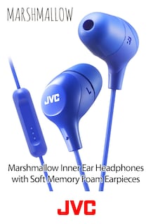 Foto 2 | Auriculares Jvc Marshmallow Memory Foam Con Micrófono Hafx38mw Color Blanco - Venta Internacional.