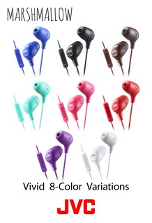 Foto 7 | Auriculares Jvc Marshmallow Memory Foam Con Micrófono Hafx38mw Color Blanco - Venta Internacional.