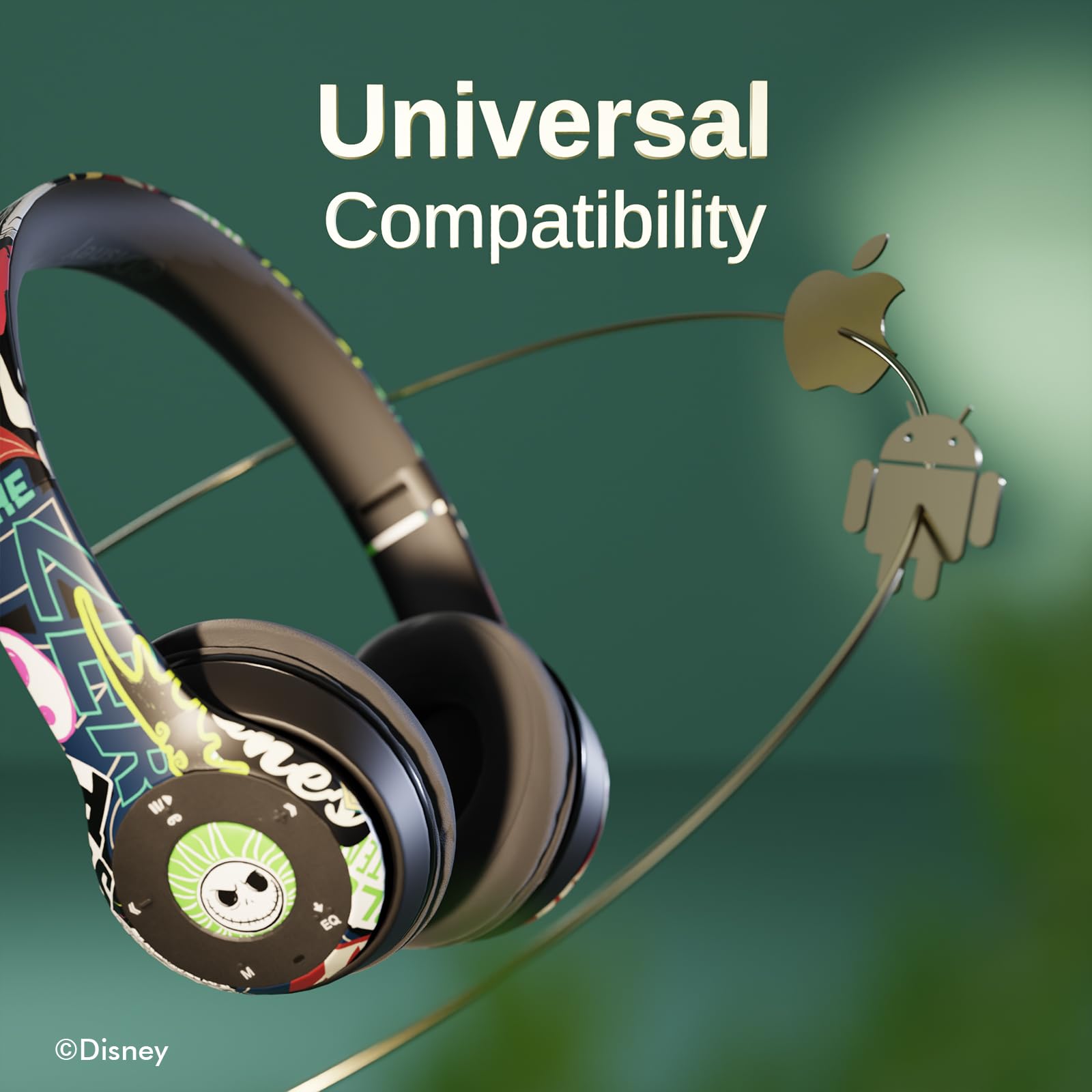 Foto 5 pulgar | Auriculares Bluetooth Ijoy Disney Nightmare Before Christmas - Venta Internacional.
