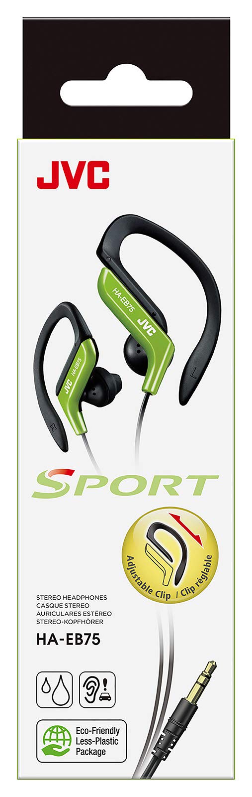 Foto 7 pulgar | Auriculares Deportivos Con Clip Jvc Haeb75g  Color Verde  Tamaño Pequeño - Venta Internacional.