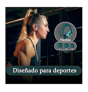 Foto 3 | Auriculares In-ear Con Micrófono Y Dobles Pantallas Led Green