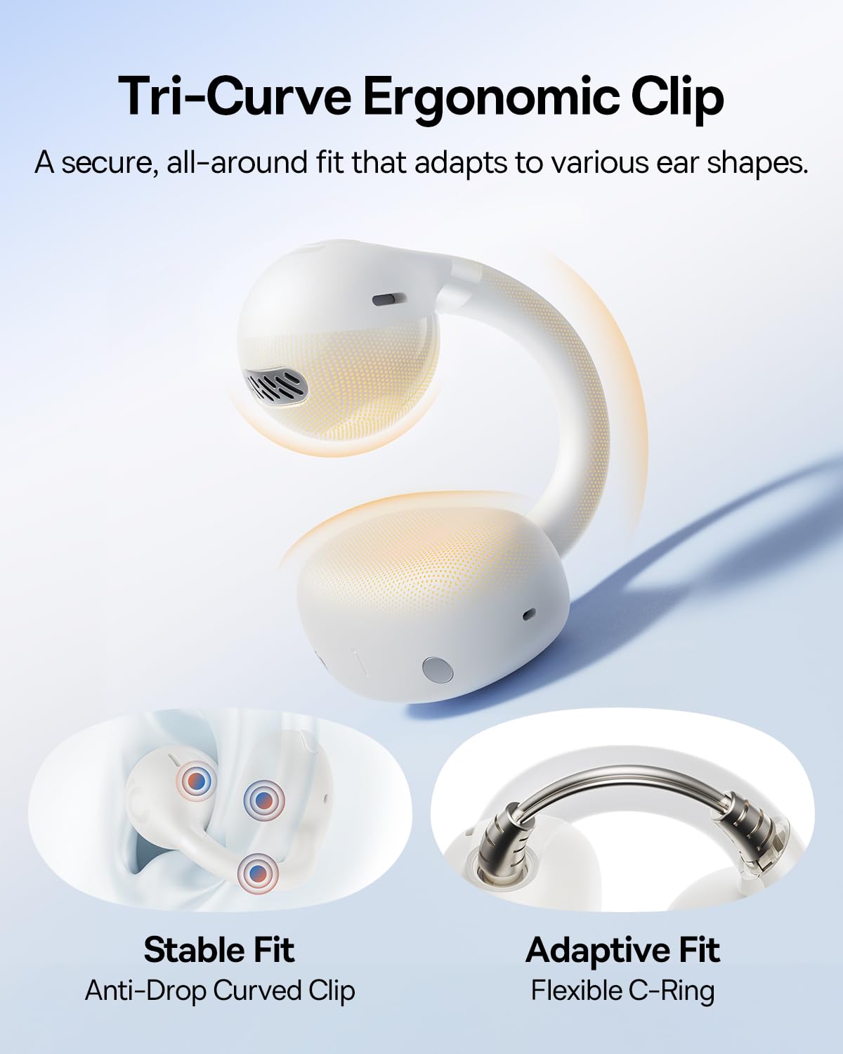Foto 4 pulgar | Auriculares Con Clip Baseus Bass Bc1 Open Ear Con 38 Horas De Reproducción - Venta Internacional.