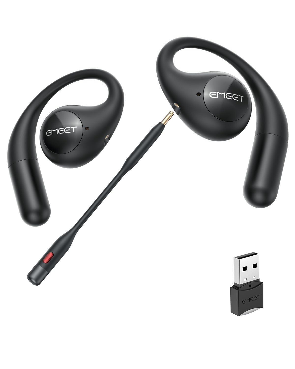 Foto 2 pulgar | Auriculares Abiertos Emeet Airflow Con Micrófono Bluetooth 5.3 - Venta Internacional.