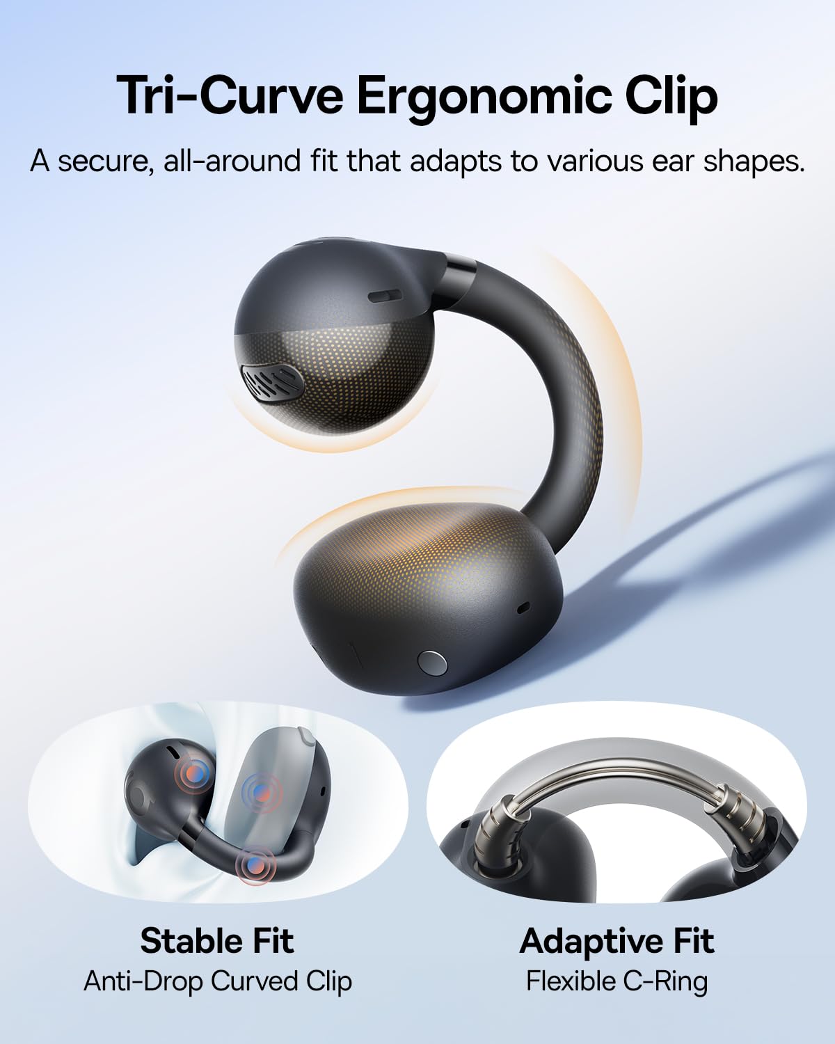 Foto 4 pulgar | Auriculares Con Clip Baseus Bass Bc1 Open Ear Con 38 Horas De Reproducción - Venta Internacional.