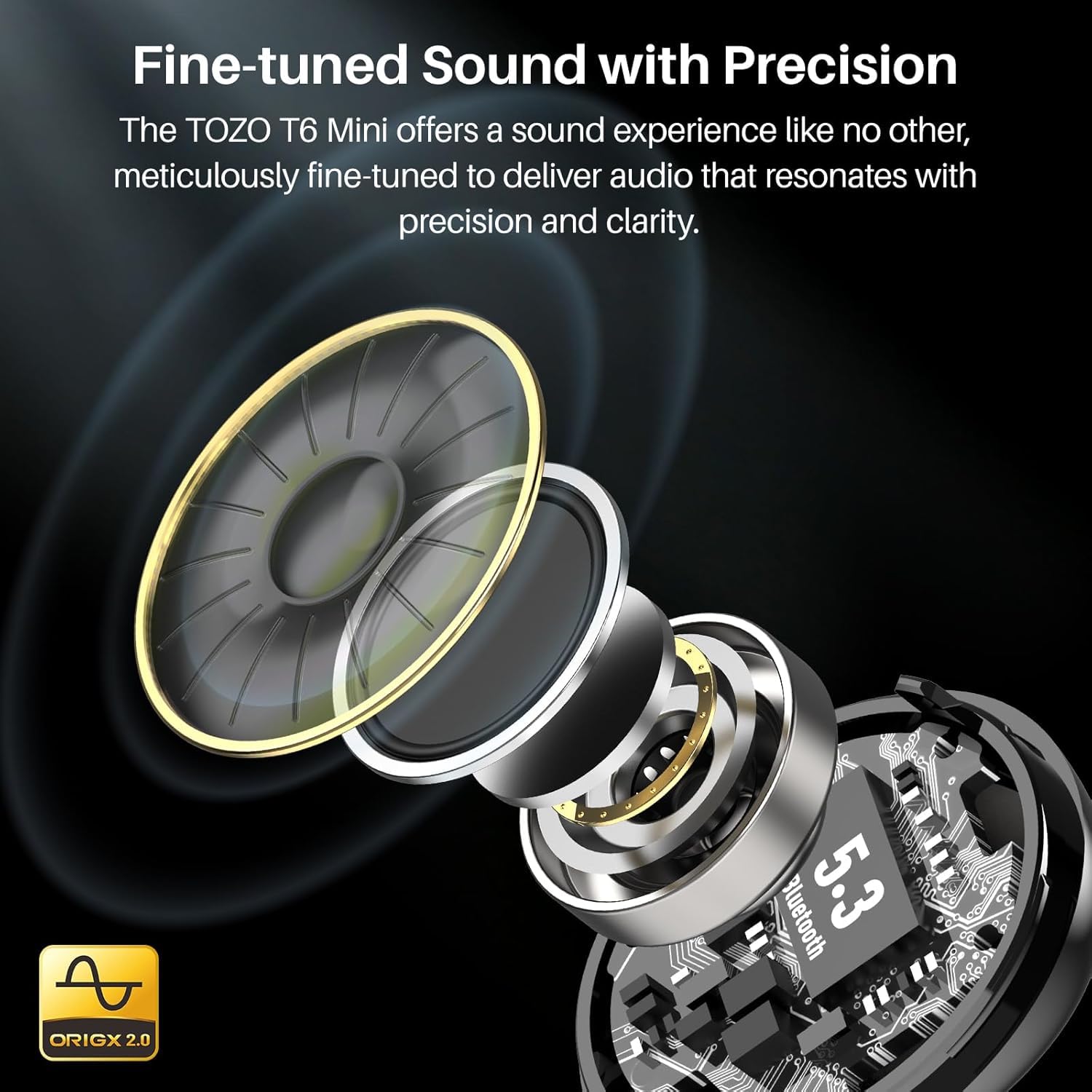 Foto 3 pulgar | Auriculares Inalámbricos Tozo T6 Bluetooth 5.3 Estéreo 50 Horas De Reproducción - Venta Internacional.