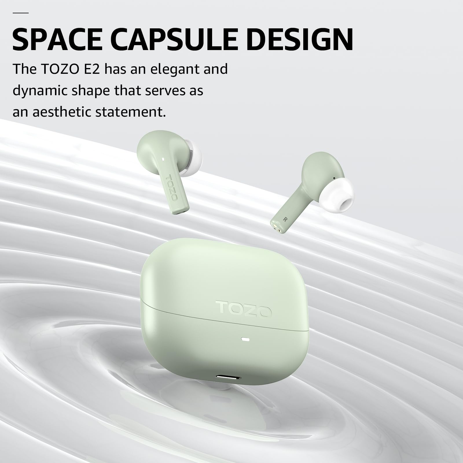 Foto 3 pulgar | Auriculares Inalámbricos Tozo E2 Con 2 Micrófonos Ai Call 30h Playtime - Venta Internacional.
