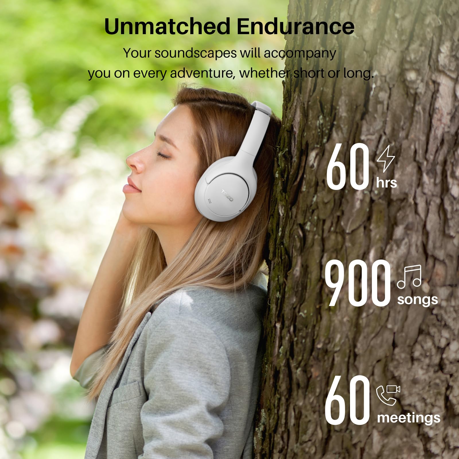 Foto 5 | Auriculares Tozo Ht2 Hybrid Con Cancelación Activa De Ruido Blancos - Venta Internacional.