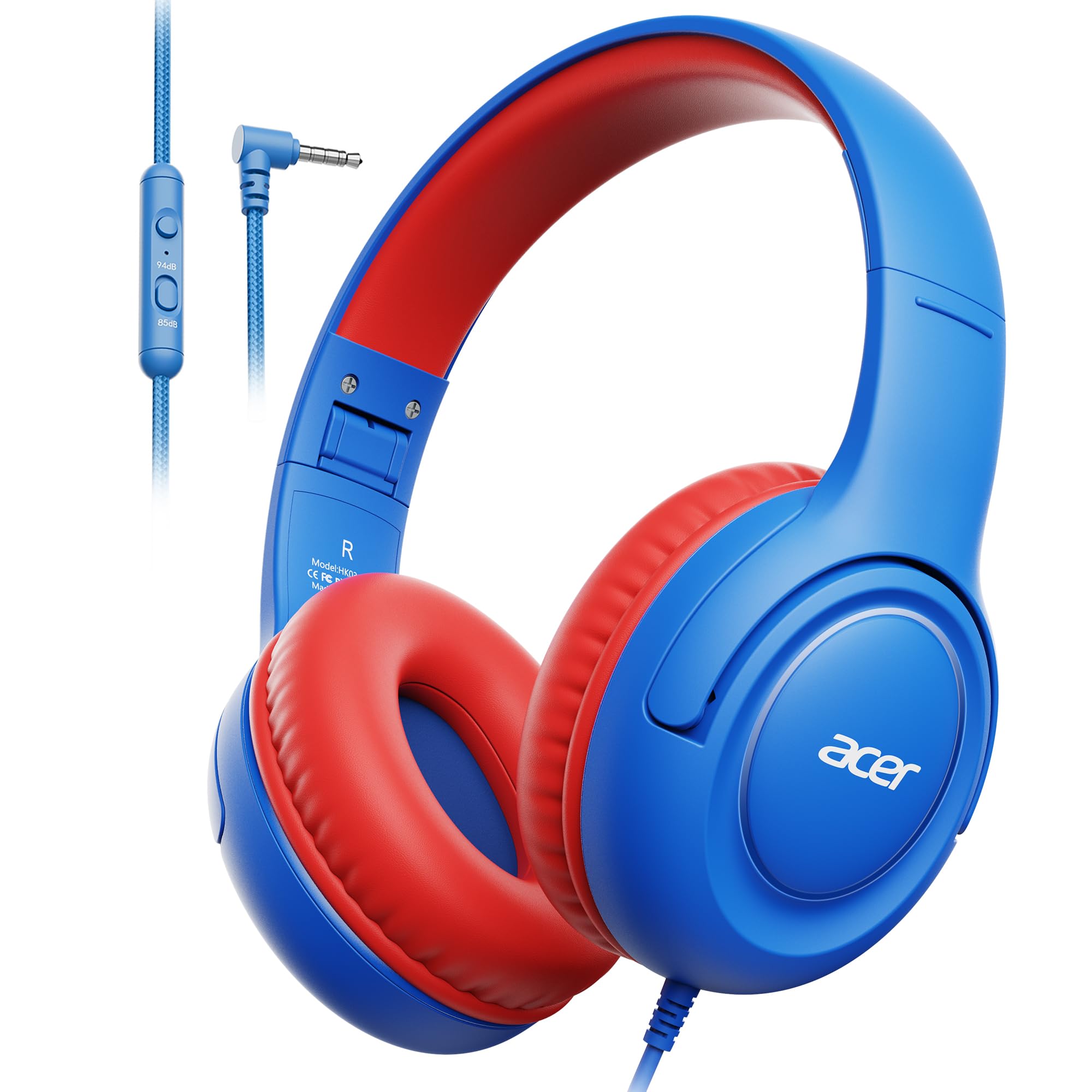 Foto 1 | Auriculares Acer Hk03 Kids Con Cable  Limitador De Volumen Para Colocar Sobre Las Orejas  85/94 Db - Venta Internaciona