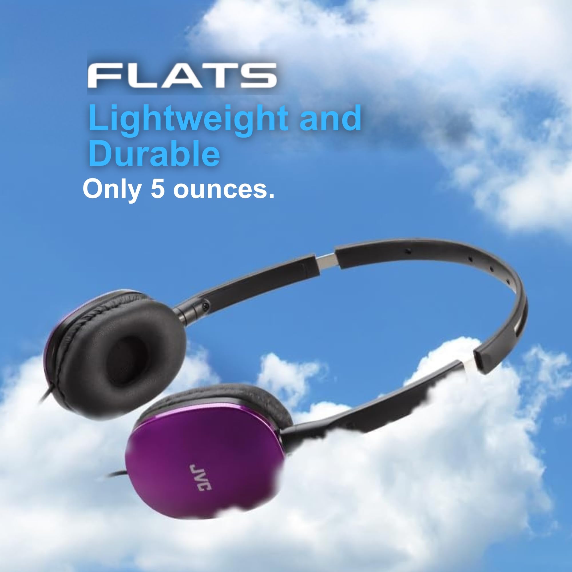 Foto 7 pulgar | Auriculares Jvc Flats  Supraaurales  Con Cable  Planos  Plegables  Controlador De 30 Mm - Venta Internacional.