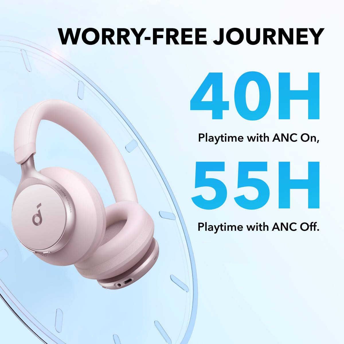 Foto 6 pulgar | Auriculares Soundcore Space One Con Cancelación Activa De Ruido - Venta Internacional.