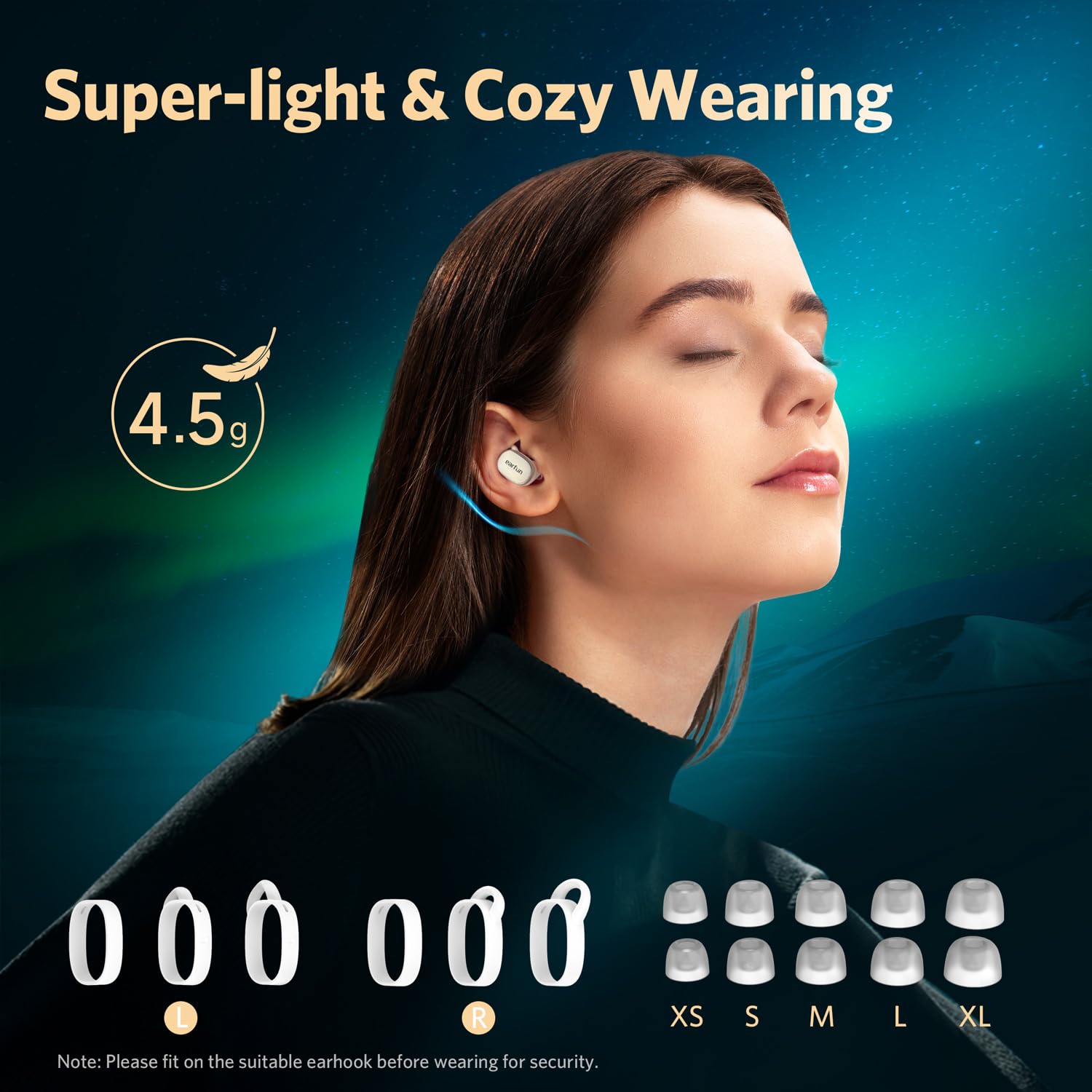 Foto 5 pulgar | Auriculares Inalámbricos Earfun Free Pro 3 Con Cancelación De Ruido Plateados - Venta Internacional.
