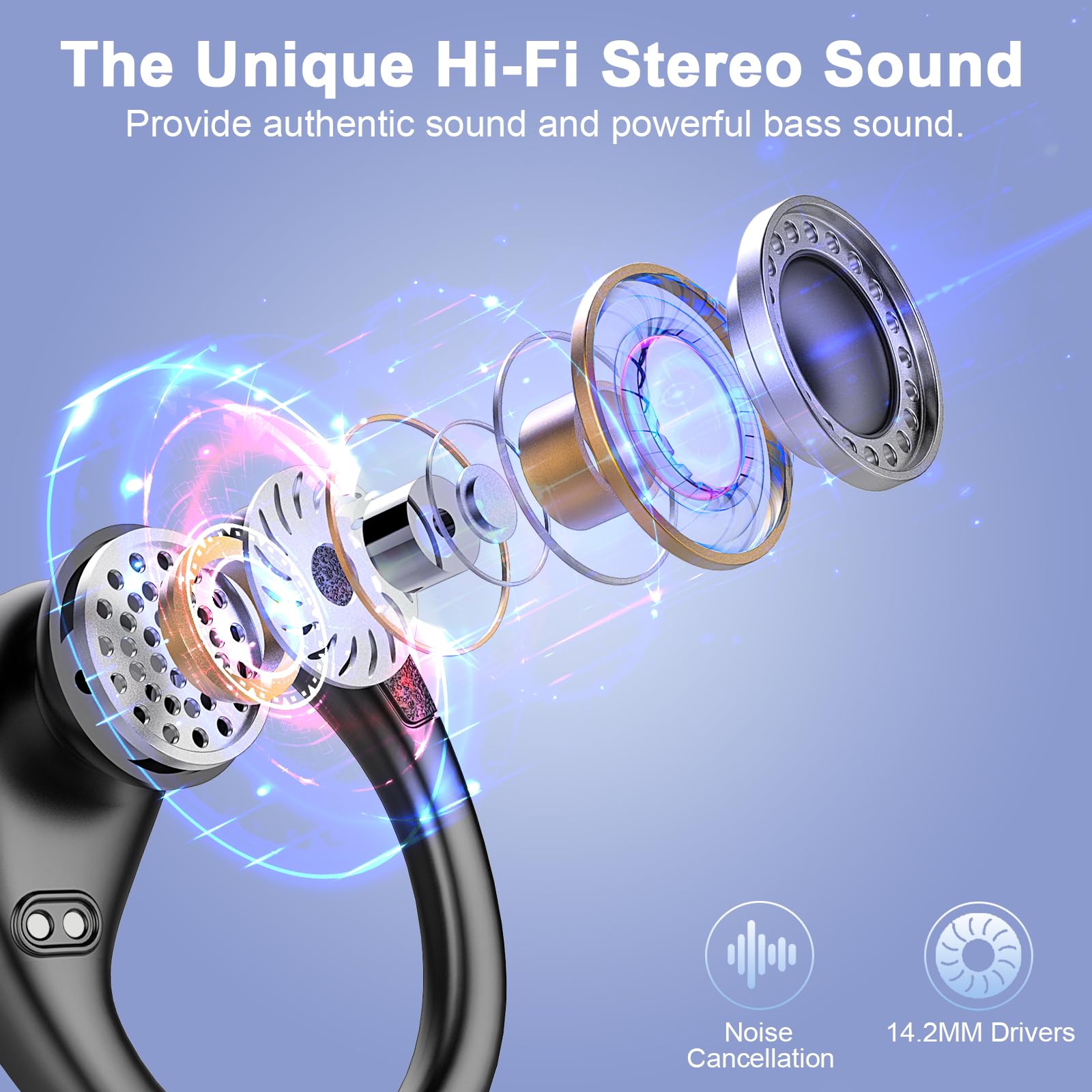 Foto 4 pulgar | Auriculares Inalámbricos Ltinist 75hrs Bluetooth 5.4 Con Micrófono Enc Ip7 - Venta Internacional.
